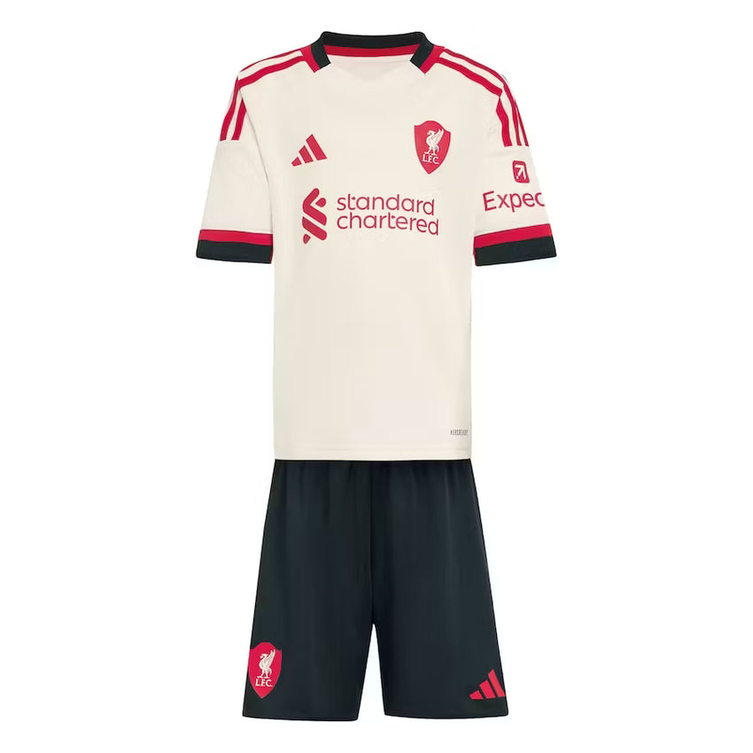 25/26 Liverpool Away Shirt Kids Full kits(With Socks)
