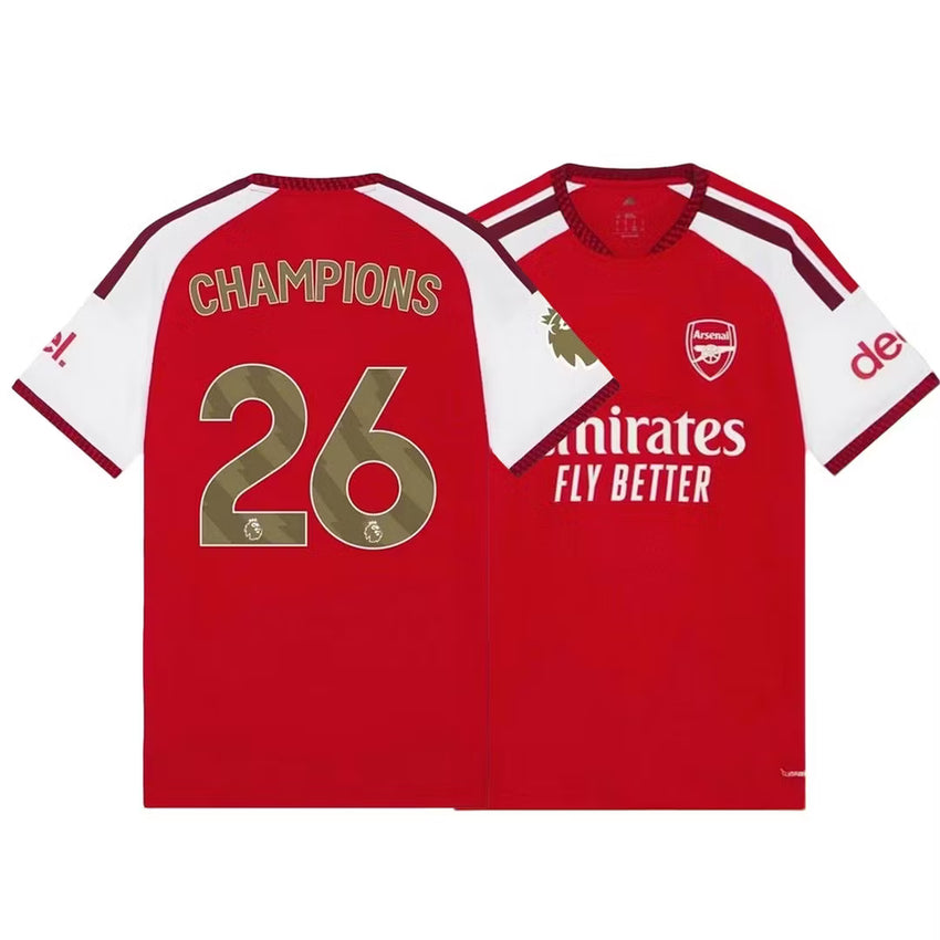 Arsenal Women Premier League Champions Home Stadium Shirt 2026-27