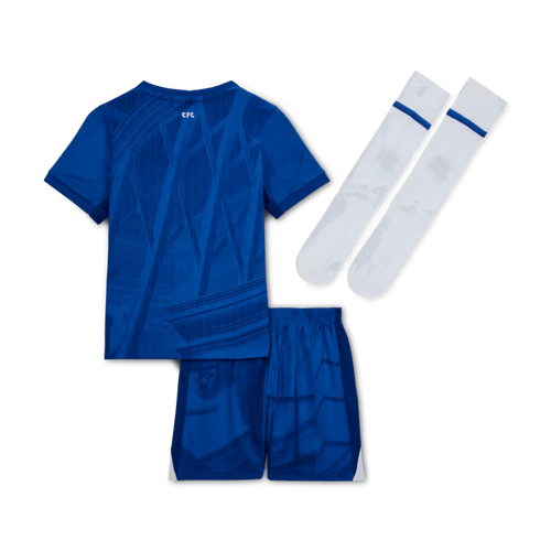 25/26 Chelsea Home Football Shirt Kids Kits (With Socks)