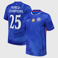 Chelsea Cup Home Stadium Shirt 2025-26 with World Champions 25 chest badge