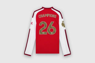 Arsenal Premier League Champions Home Long Sleeve Stadium Shirt 2026-27