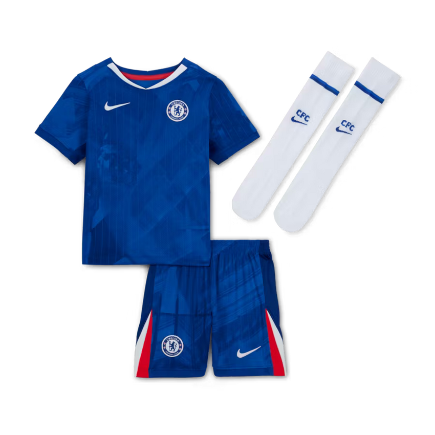 25/26 Chelsea Home Football Shirt Kids Kits (With Socks)
